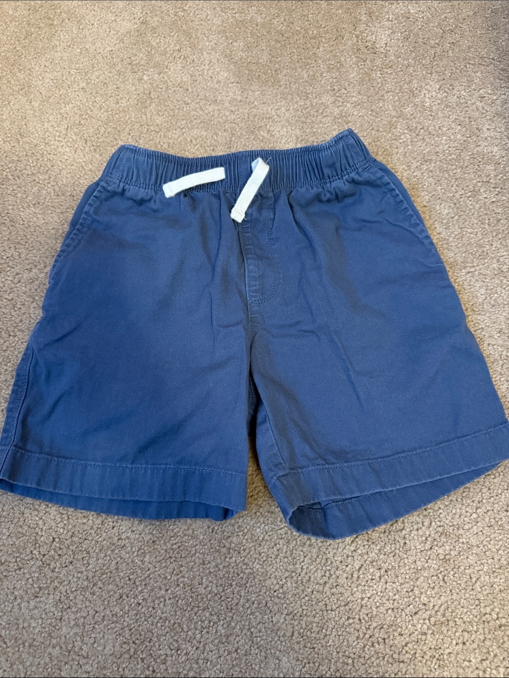 Crewcuts Navy Blue Pull‑On Cotton Shorts